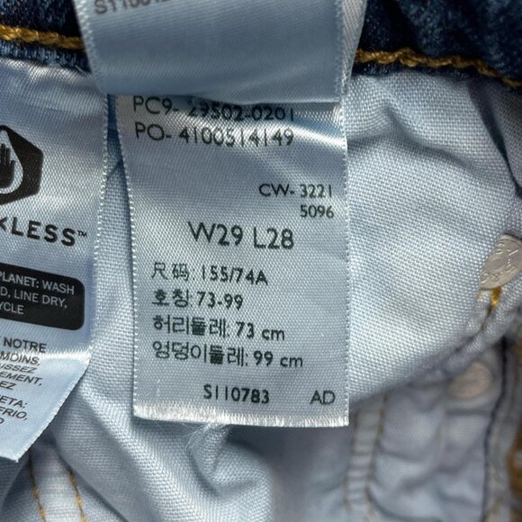 Levi's 501 skinny jeans womens size 29S (standard 8S) - Picture 3 of 5